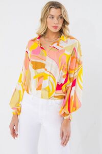 Marble Ivory Yellow Shirt