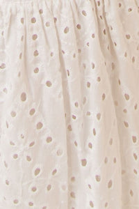 Eyelet Midi Dress