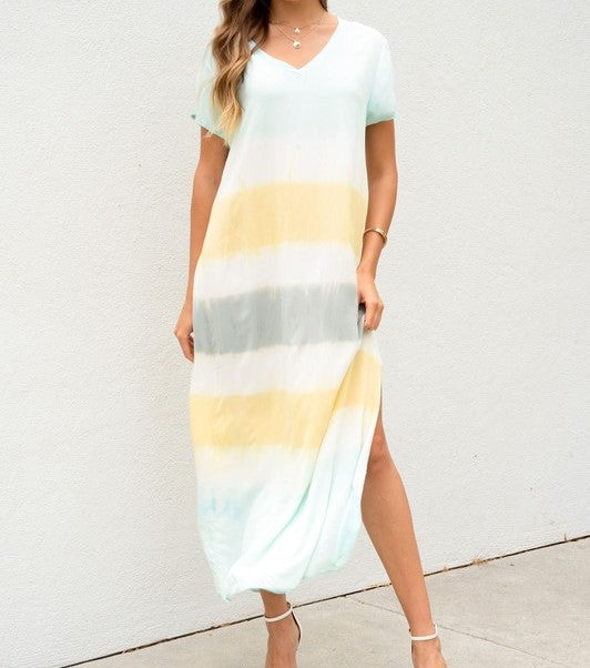 Short Sleeve Maxi Dress