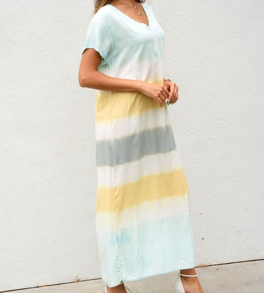 Short Sleeve Maxi Dress