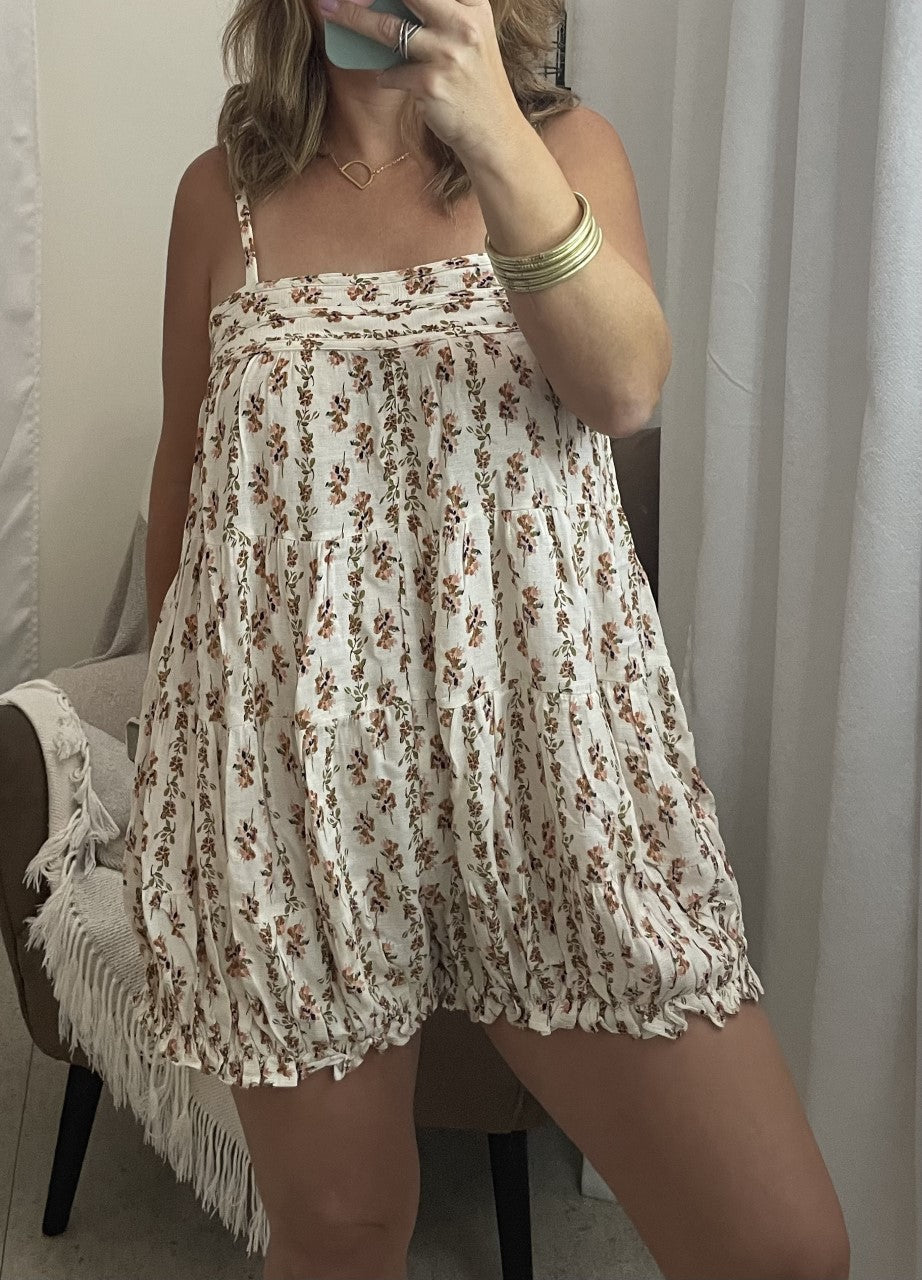 Floral Cute Romper